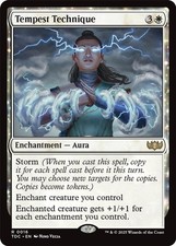 2025 Magic: The Gathering: TDC - Tempest Technique (#16, Rare, Near Mint) picture