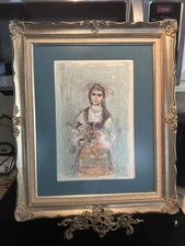 Edna Hibel Signed Limited Edition Lithograph 