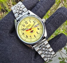 Vintage Citizen Automatic Men Day Date 21 jewel Refurbished Japanese Wrist Watch picture