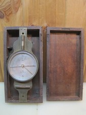 Antique J Prentice New York Surveyors Compass Brass w/ Wood Case Circa 1860 picture