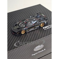 Almost Real 1:64 Pagani Zonda R Black HEC 2025 Italian Livery Diecast Car picture