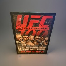 UFC 100 Poster Autographed Brock Lesner Jon Jones GSP Frank Mir FRAMED RARE JSA picture