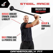 Steel Mace (7lb to 60lb) - Dangerously Fit Mace Bell Training picture