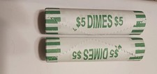 1 Roll each 2026 P Philadelphia & D Denver DIMES. Heads/Tails on ends. Free p&h picture
