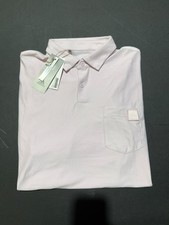 NWT MEN'S ADIDAS GO-TO POLO, SIZE: M, COLOR: ALMOST PINK (J8) picture