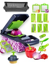 16 in 1 Vegetable Fruit Chopper Cutter Food Onion Veggie Dicer Slicer Kitchen US picture