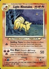 Light Ninetales Unlimited [N4 - 050/105] Uncommon NM picture