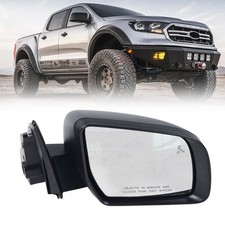 Black Right Passenger Side Mirror for 2019-2022 Ford Ranger 5Pin Blind Spot picture