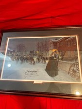 MORT KUNTSLER WAYSIDE FAREWELL SIGNED/NUMBERED PRINT 636 OF 2500 picture