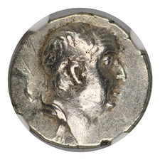 Greece Coinage AR Drachm Cappadocian Kingdom NGC Ancients VF picture
