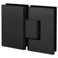 CRL Matte Black Vienna 180 Series Glass-to-Glass Hinge V1E180MBL picture