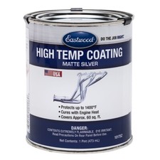 Eastwood High Temp Manifold Coating Silver 1 Pint Can High Heat And Engine Paint picture