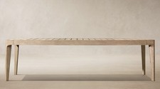 RH Restoration Hardware Malta 84” Rectangular Dining Table COVER Sand $1245 New picture