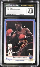1991 Kayo Roger Mayweather CGC x JSA Auth Signed/Auto Boxing Card BA202182 picture