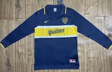 Boca Juniors 95-97 Home Retro Mens Jersey long‑sleeve picture