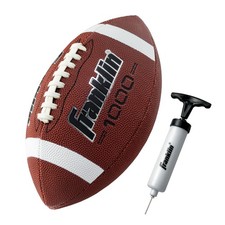 Franklin Sports 1000 Junior Youth Football - Brown + White picture
