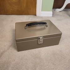  Rockaway Metal Products Corp W/ Keys Cash Metal Lock Box New York   picture