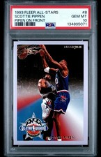 1993-94 FLEER ALL-STARS #8 SCOTTIE PIPPEN ~PIPEN ON FRONT POP 10 PSA 10 GEM MINT picture