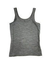 Icebreaker Women's Gray Merino Siren Tank Size Large Baselayer picture