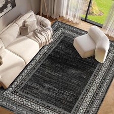 🍂Modern 9x12ft Area Rugs for Living Room, Washable Bedroom Rug Accent Carpet picture