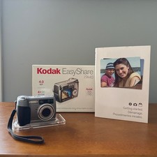 Vtg Kodak EasyShare DX7440 Camera Box W/Manual Disk Charger Battery *READ* As Is picture