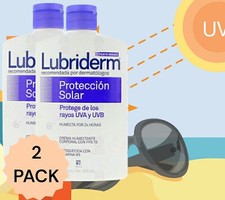 2X Lubriderm Body Cream UV 15 Sun Protection, 400 ml. FREESHIPPING   picture
