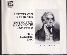 Beethoven Ten Trios for Piano, Violin & Cello Borodin Trio MHS 2 CD Set Vol. 1 picture