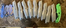 Utility Knife Lot - All Folding - 13 Total - Various Brands All Working picture