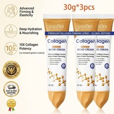 3Pcs Collagen Anti Wrinkle Hand Cream Set 30g Deep Moisture Repair Skin Care picture