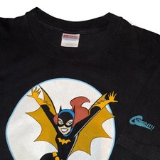 Vintage 2000 Batgirl DC Comics Hanes Heavyweight T-Shirt Black XL Graphitti picture
