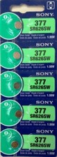 5 NEW MURATA / SONY 377 SR626SW SR626 V377 SilverOxide Watch Battery SR66 TR626W picture