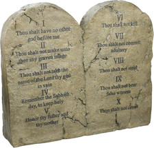 Ten Commandments Sculptural Tablet picture