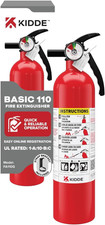 Kidde Basic 110 Fire Extinguisher for Home, 1-A:10-B:C, FA110G, 1 Pack picture