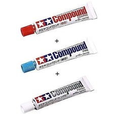 tamiya polishing compound set Fin&Finish&Coarse (3pc) 87068 87069 87070 From JP picture