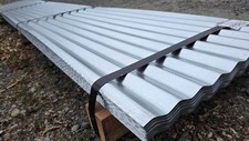 24-Gauge Corrugated Metal Roof Panel - Galvanized Steel Options from 8ft to 14ft picture