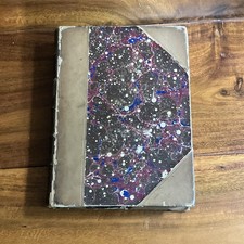 Procter’s Poems 1880 Antique Antiquarian Hardcover Book with Marbled Cover  picture