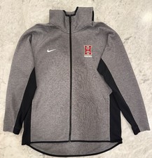 Harvard Basketball Nike Dri-Fit Zip Hoodie Jacket Grey Size Large L picture