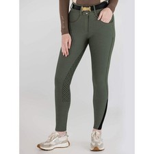 Dapplebay Pro Ribbed Silicone Full Seat Breeches-Rosemary picture