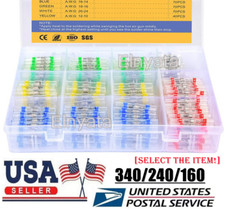 340/240PCS Solder Stick Waterproof Seal Sleeve Heat Shrink Butt Wire Connectors picture