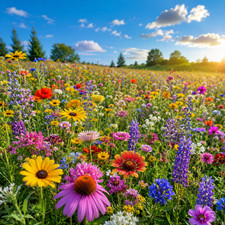 🌼 5000+ BULK WILDFLOWER SEEDS | CONTRACTOR LANDSCAPER 40+ VARIETY AUTUMN picture