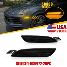 2-20X Front Amber LED Side Marker Light 12V For Porsche Cayenne 2015 2016-2019 picture