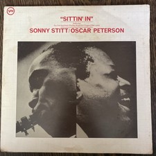 Sonny Stitt Oscar Peterson Sittin In Vinyl 2 LP Orig Record VG picture