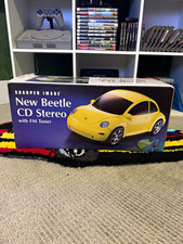 Sharper Image New Beetle CD Stereo 1-CD Player w/ FM Tuner, Yellow picture
