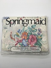 Vintage Springmaid Double Fitted Sheet (54