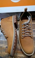 Mens Timberland Redwood Falls Premium Leather Waterprof Wheat Chukka Boot Sz 10 picture