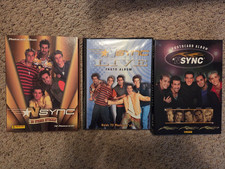 3 Full *NSYNC collector card albums, complete sets, includes 252 cards picture