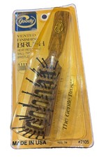 Goody Vented Hair Brush Wood Grain Ball-tip Vtg 1975 New Old Stock #7105 picture