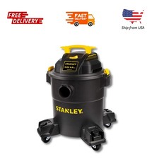  Stanley 6 Gallon 4HP Portable Poly Wet/Dry Vacuum SL18116P picture