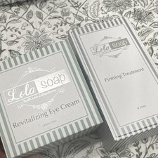 Lola Soap Bath Lab Revitalizing Collagen Eye Cream & Firming Treatment set picture