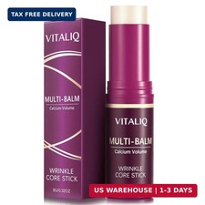VITALIQ Anti Wrinkle Calcium Balm, Hydrating Face Moisturizer for Eyes, Neck, No picture